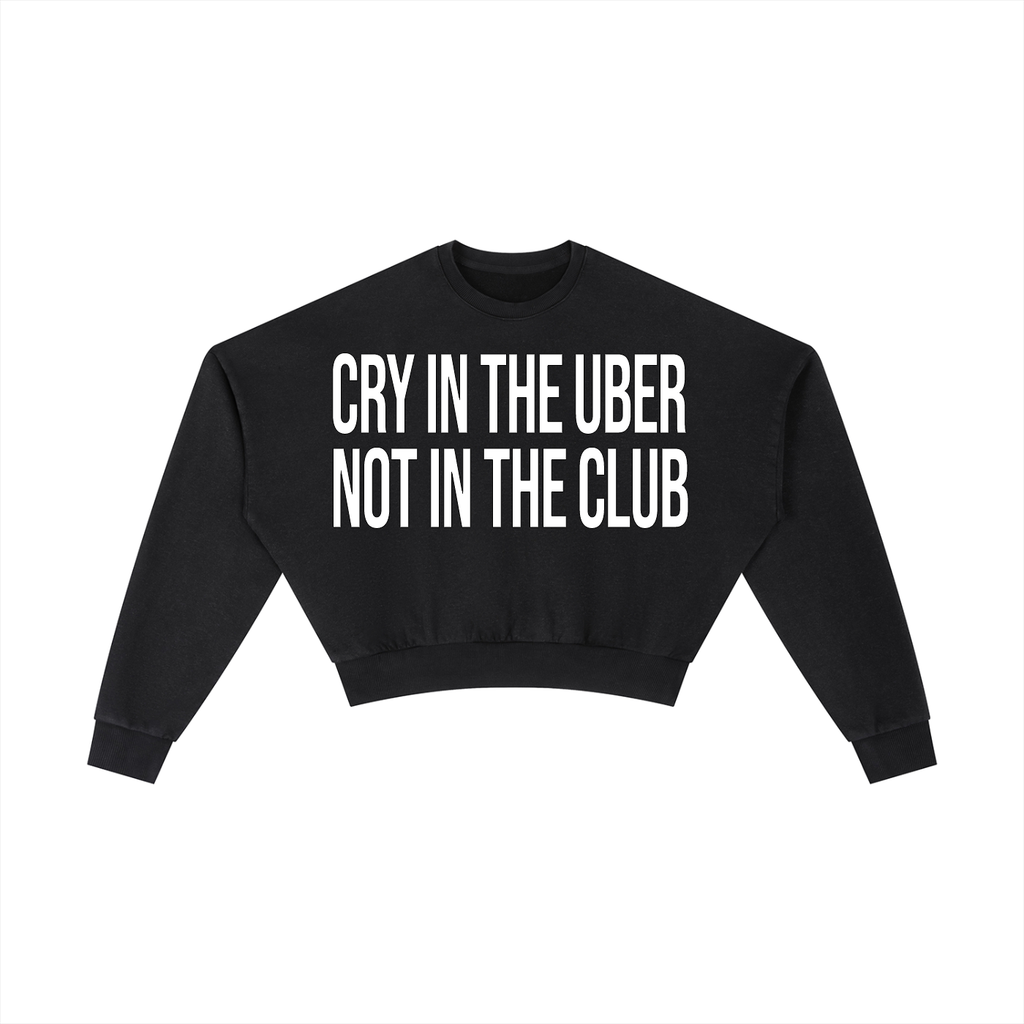 Vintage Washed Cropped Sweatshirt