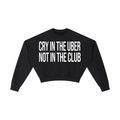 Vintage Washed Cropped Sweatshirt